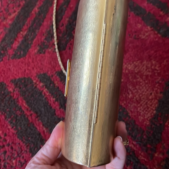 Vintage Gold Clutch Box Purse from Nordstrom - Picture 6 of 13